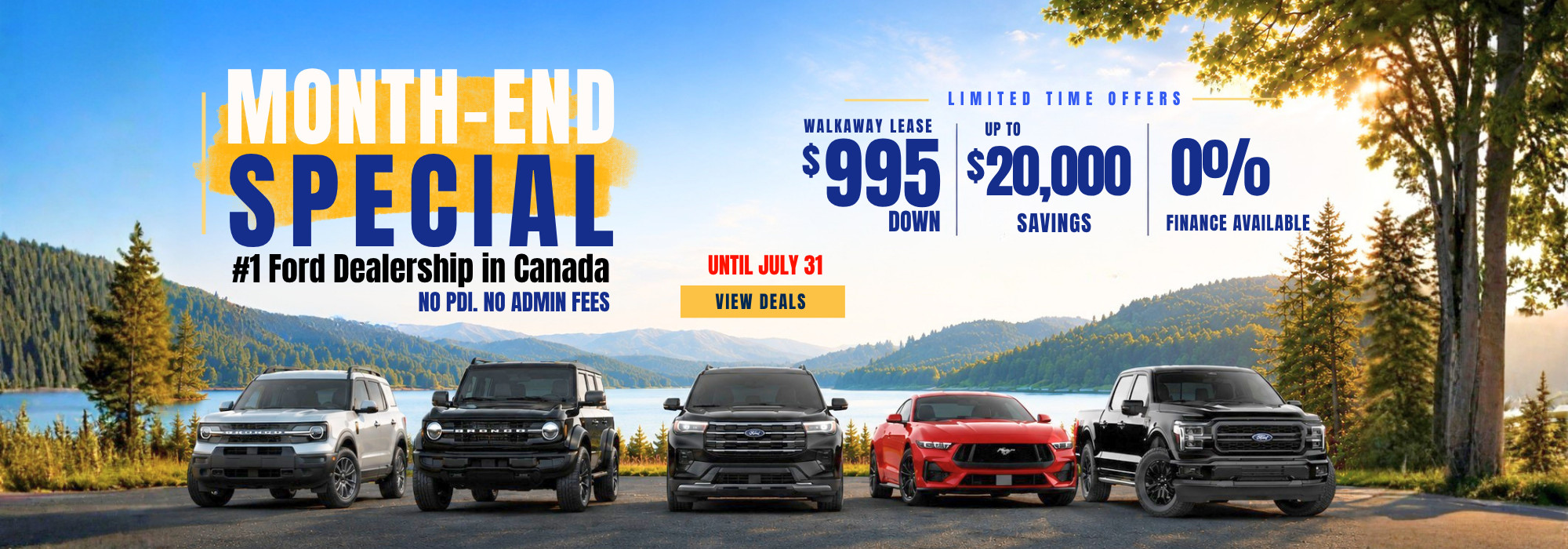 Best Ford Deal in Canada 2025 August - Employee Pricing