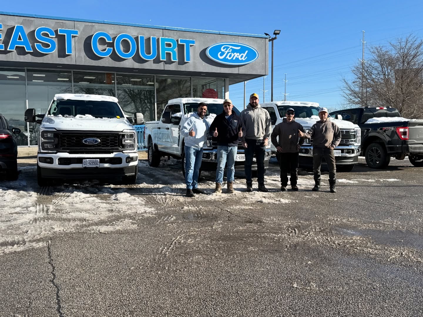 ✨ Huge congratulations to our amazing customer from Newmarket on picking up their brand-new trucks! 🚙🔥

This isn’t their first… or even their second 
They’re proudly taking home their 7th, 8th & 9th trucks from East Court Ford Lincoln — now that’s loyalty! 🙌

Thank you for choosing East Court Ford Lincoln, Canada’s #1 Ford Dealership and home to the largest Ford inventory in the country.

📍 Looking for your next Ford? Visit us in Toronto and experience why customers keep coming back again and again.
📞 Call us or stop by today — your perfect Ford is waiting.

#EastCourtFordLincoln #FordF150 #CustomerAppreciation #Newmarket #FordTrucks #CanadaFord #TruckNation
