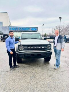 ✨ Huge congratulations to our amazing customer who traveled all the way from Thunder Bay to Toronto to secure the best deal from Canada’s largest Ford dealership, and drove away with brand-new 2026 Bronco! 🔥

Thank you for choosing East Court Ford Lincoln, Canada’s #1 Ford dealership and home to the largest Ford inventory in the country.

📍 Looking for your dream car? Visit East Court Ford Lincoln in Toronto and see why thousands trust us for their Ford and Lincoln needs.

📞 Call us today or stop by — your perfect Ford is waiting for you! 🚗💨

#eastcourtfordlincoln #bronco