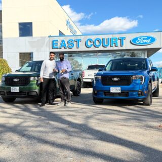 ✨ A huge congratulations to our amazing customer from Brampton, who picked up not just one, but two brand-new Fords, the Maverick XLT Hybrid and the Maverick Lobo! 🙌🚙

Thank you for choosing East Court Ford Lincoln, Canada’s #1 Ford Dealership and home to the largest Ford inventory in the country. 🇨🇦

📍 Looking for your dream car? Visit us at East Court Ford Lincoln in Toronto and see why thousands of customers trust us for their Ford and Lincoln needs.

📞 Call us today or stop by to meet our friendly team — your perfect Ford is waiting for you! 🚗💨

#EastCourtFordLincoln #maverick #Ford #CustomerAppreciation