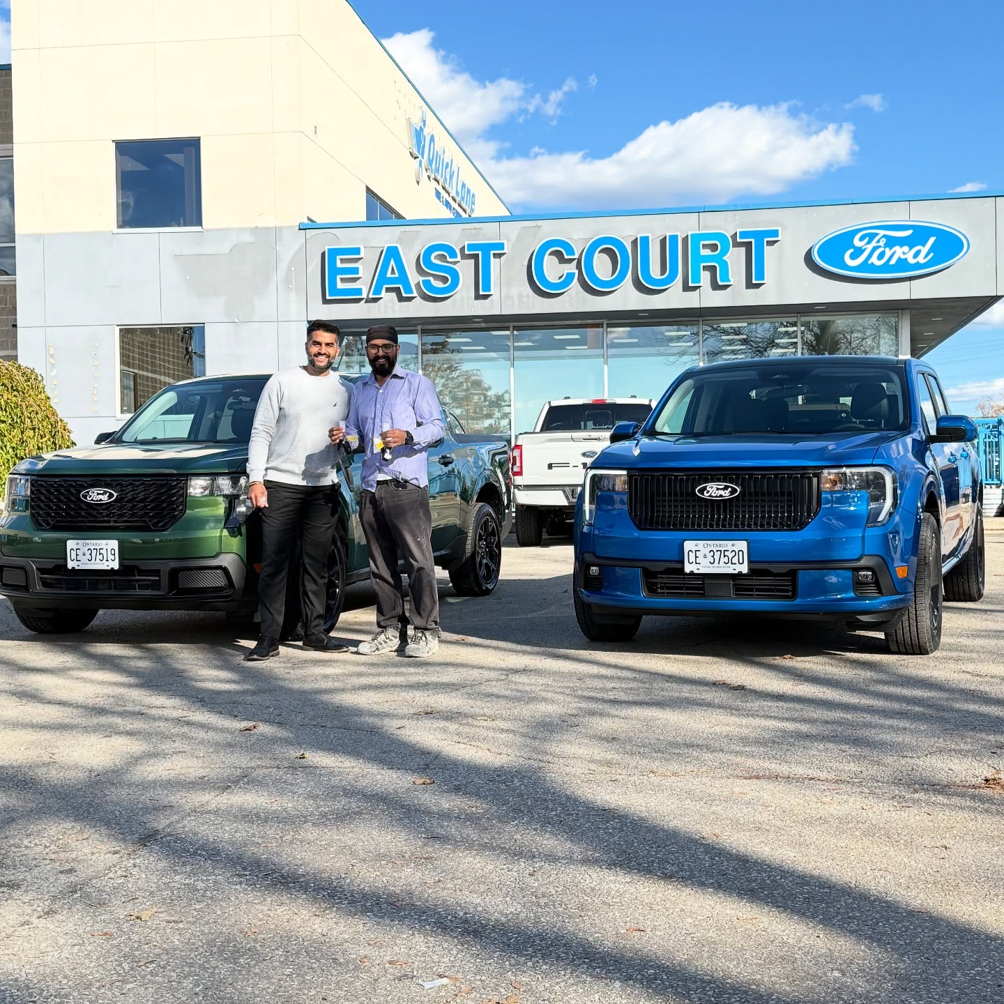 ✨ A huge congratulations to our amazing customer from Brampton, who picked up not just one, but two brand-new Fords, the Maverick XLT Hybrid and the Maverick Lobo! 🙌🚙

Thank you for choosing East Court Ford Lincoln, Canada’s #1 Ford Dealership and home to the largest Ford inventory in the country. 🇨🇦

📍 Looking for your dream car? Visit us at East Court Ford Lincoln in Toronto and see why thousands of customers trust us for their Ford and Lincoln needs.

📞 Call us today or stop by to meet our friendly team — your perfect Ford is waiting for you! 🚗💨

#EastCourtFordLincoln #maverick #Ford #CustomerAppreciation
